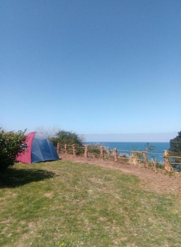 普莱斯坦-莱格雷沃 Aire De Camping Car, Caravane, Tente Emplacement Nu Avec Electricite Petit Camping酒店 外观 照片